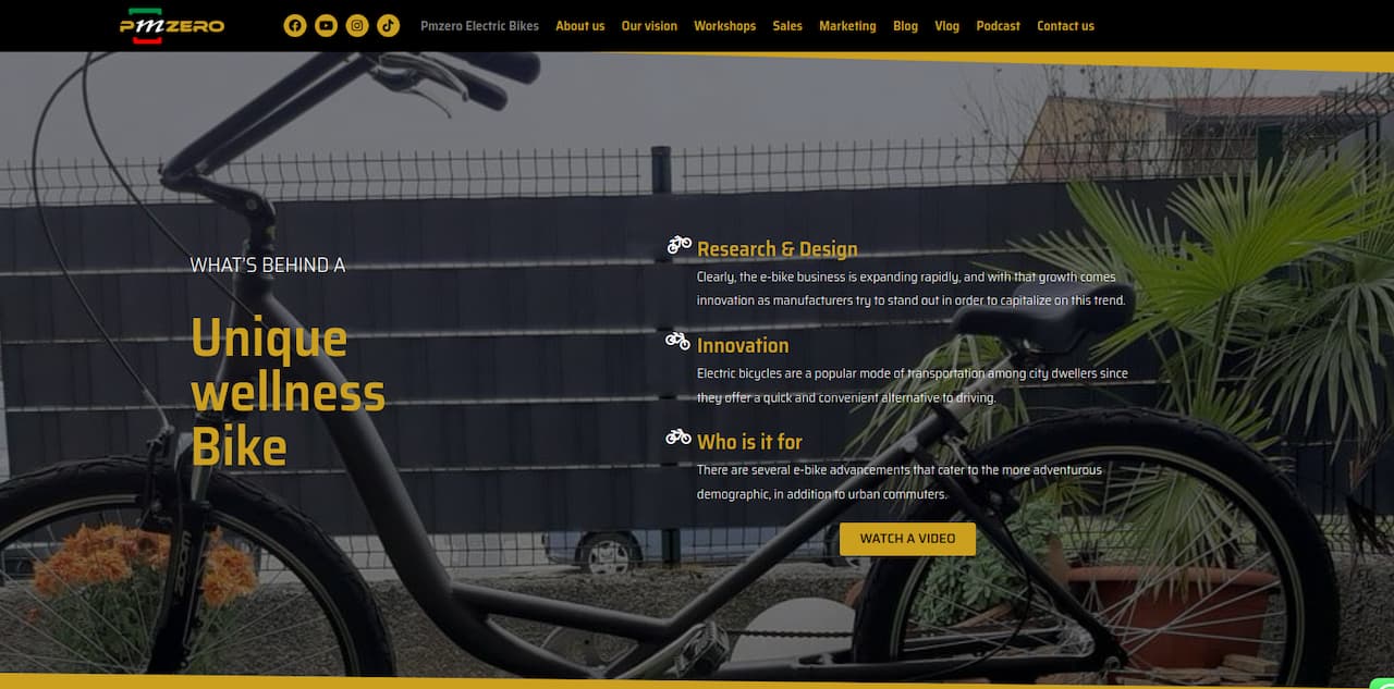 pmzero wellness bike
