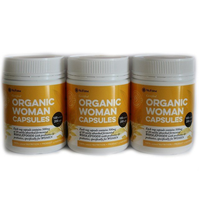 OrganicWomen3xcaps-1 Organic Women Capsules 200c 3PACK