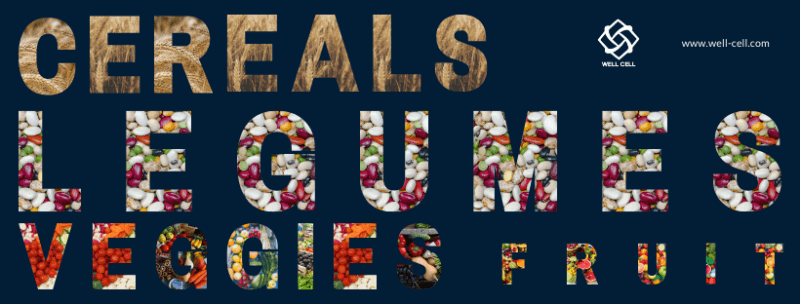 More cereals, legumes, vegetables and fruit